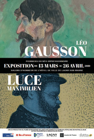 affiche de l'expo Léo Gausson et Luce-Lagny