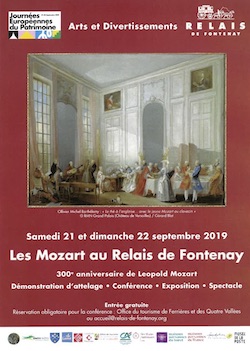 Affiche des Mozart au Relais de Fontenay