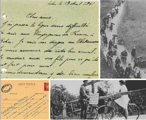 Documents : lettres, photos des années 1940