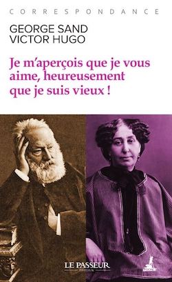 Couverture de la Correspondance Georges Sand et Victor Hugo (photo des deux)