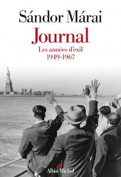 Couverture du Journal de Sandor Marai : photo en noir et blanc d'hommes de dos sur un bateau