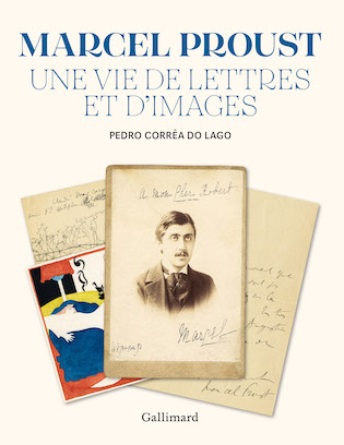 Couverture du livre avec photo de Proust et lettres autographes
