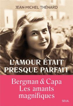Couverture livre avec photo sepia d'Ingrid Bergman jeune