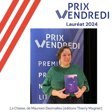 Photo de la lauréate du Prix Vendredi 2024