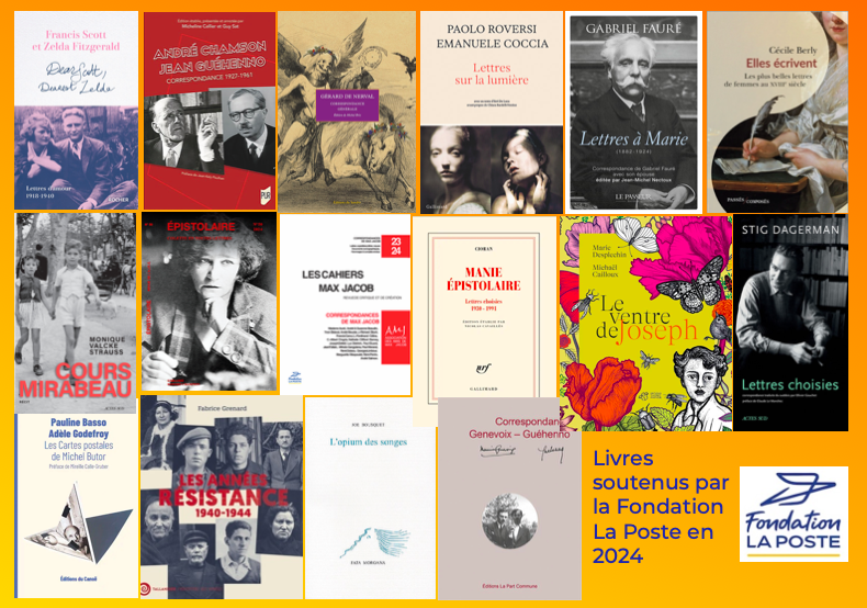 Couverture des livres soutenus par la Fondation en 2024