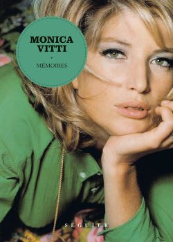 Couverture du livre avec photo de Monica Vitti jeune