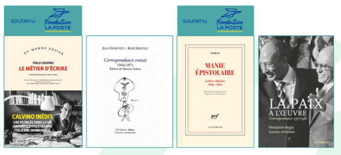 Les couvertures des quatre livres primés