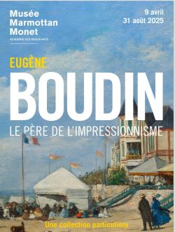 Affiche de l'expo Eugène Boudin au musée Marmottan