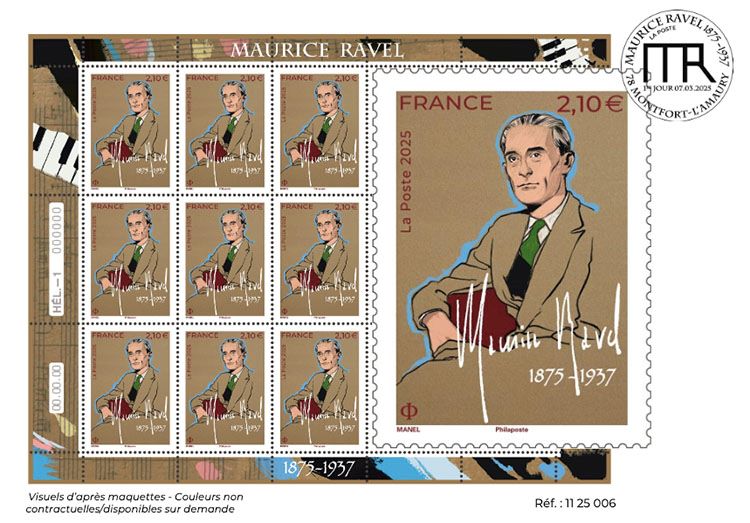 Timbres Maurice Ravel