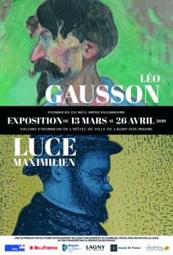 affiche de l'expo Léo Gausson et Luce
