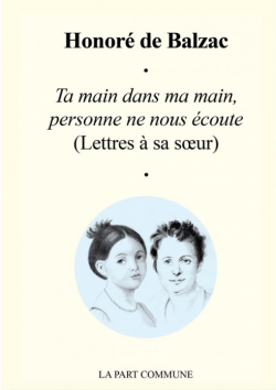Couverture de la correspondance de Balzac avec sa soeur