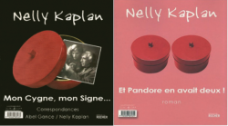 Couverture de la Correspondance Nelly Kaplan et Abel Gance et couverture de Et Pandore en avait deux