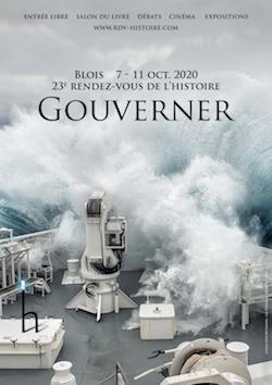 Affiche des rendez-vous de l'Histoire sur le thème Gouverner, Blois 2020