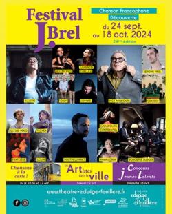 Affiche du festival avec photos des artistes invités