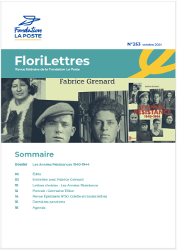 Couverture de FloriLettres 253 avec sommaire