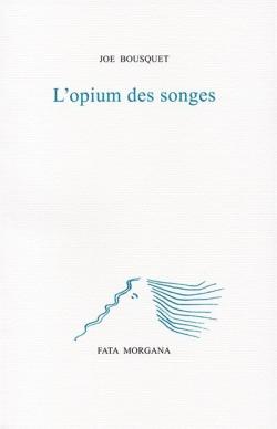 Couverture du livre L'Opium des songes (blanche avec titre en vert)