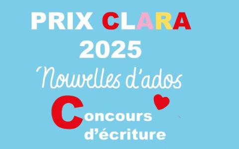 Visuel pour participer au prix Clara