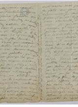 lettre de Courbet à Isabey