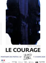 Affiche du Printemps des poètes 2020 par Pierre Soulages