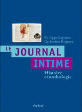 Couverture du livre Le Journal intime. Histoire et anthologie