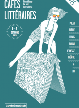 Affiche des Cafés littéraires de Montélimar