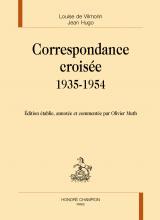 Couverture du livre de la Correspondance croisée Jean Hugo et Louise Vilmorin