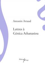 Couverture du livre, Artaud, Lettres à Génica Athnasiou, éditions Sillage (La couverture est blanche)