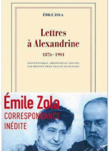 Couverture du livre Lettres à Alexandrine, d'Emile Zola.
