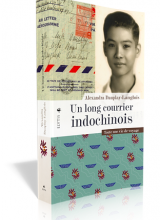 Couverture du livre Un long courrier indochinois, lettres et photo d'un jeune garçon