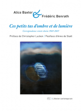 Couverture du livre avec une peinture de Frédéric Benrath (abstrait tons bleus et bruns)