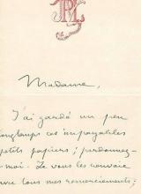 Lettres autographe de Pierre Loti