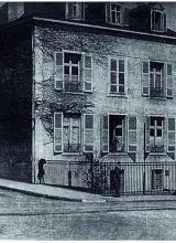 Photo en noir et blanc de la Villa Tivoli à Limoges