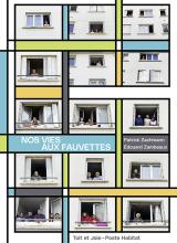 Couv du livre : façade d'un immeuble avec des personnes à chaque fenêtre