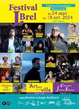 Affiche du festival avec photos des artistes invités