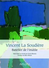 Couverture du livre : un paysage peint abstrait dans les tons vert et bleu