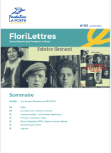 Couverture de FloriLettres 253 avec sommaire