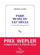 Couverture du livre de Thomas Clerc avec bandeau rouge prix Wepler Fondation La Poste 2024