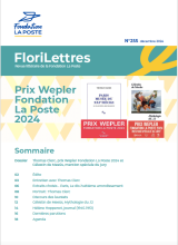 Couv de FLoriLettres 255 avec visuels des couvertures des deux livres primés