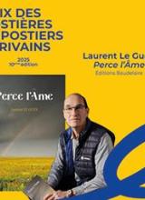 Visuel avec photo de Laurent Le Guen et couverture du livre